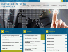 Tablet Screenshot of factoring.de